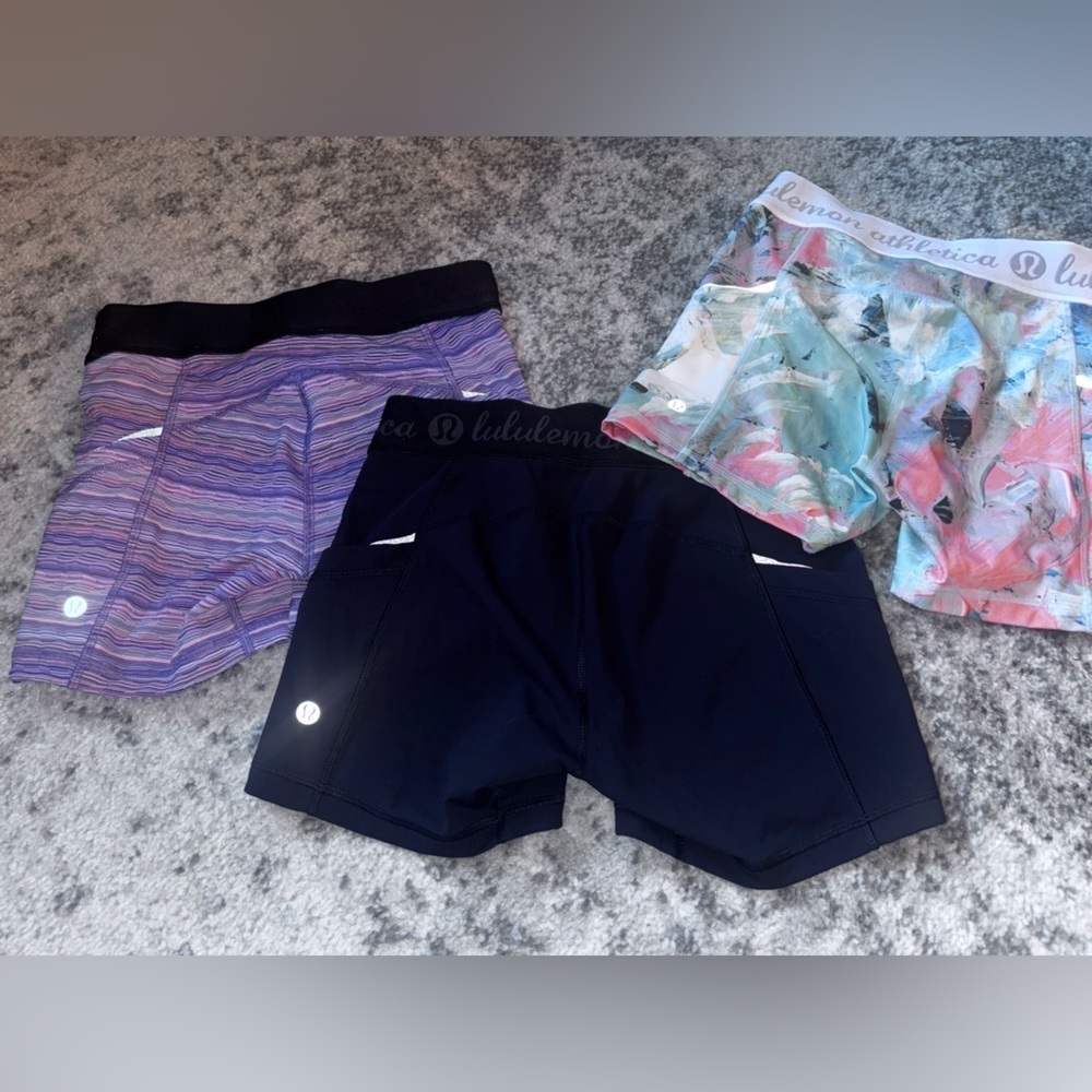 Lululemon Bundle of 3 What the Sport Shorts Size: 4 / small